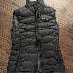 Eddie Bauer Women's Dark Gray Quilted Vest